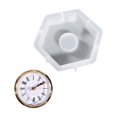 thumbnail image 3 of Relojes de mesa Modelo de silicona Reloj de mesa Modelos de resina Herramienta para hacer joyas para Hexágono, 3 of 9