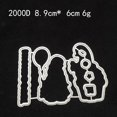 thumbnail image 3 of Nuevos troqueles y sellos de corte de Metal de Papá Noel de Navidad, plantilla para álbum para recortes de fotos, troquel artesanal decorativo en relieve, 3 of 3