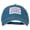 Sky Blue, variant on Chicago Flag Embroidered Washed Cotton Twill Cap - Black OSFM