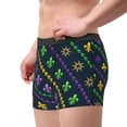 thumbnail image 4 of Kll Mardi Gras Strings Of Beads Men'S Cotton Boxer Briefs Underwear-X-Large, 4 of 9