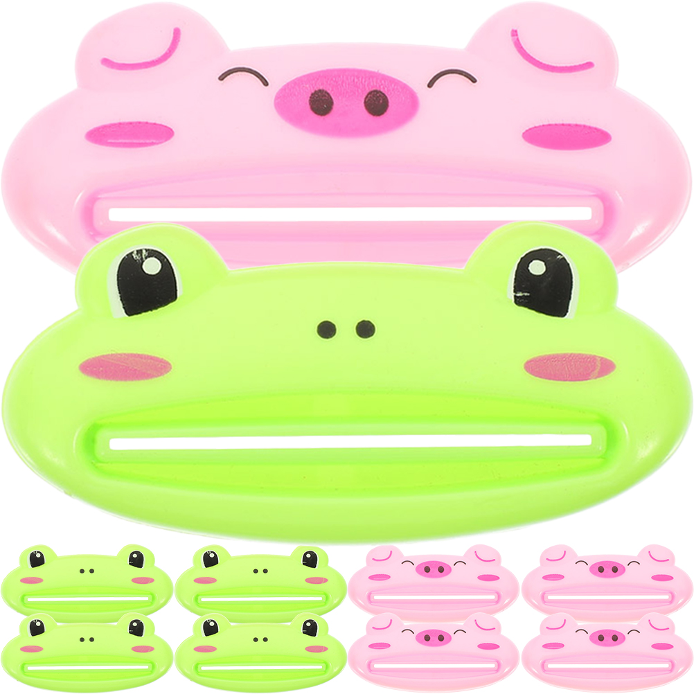 10Pcs Toothpaste Tube Squeezer Animal Toothpaste Clip Squeezer Tube