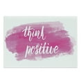 thumbnail image 1 of Positive Energy Cutting Board, Monochrome Image with Cursive Lettering on Brushstroke Backdrop, Decorative Tempered Glass Cutting and Serving Board, in 3 Sizes, by Ambesonne, 1 of 2