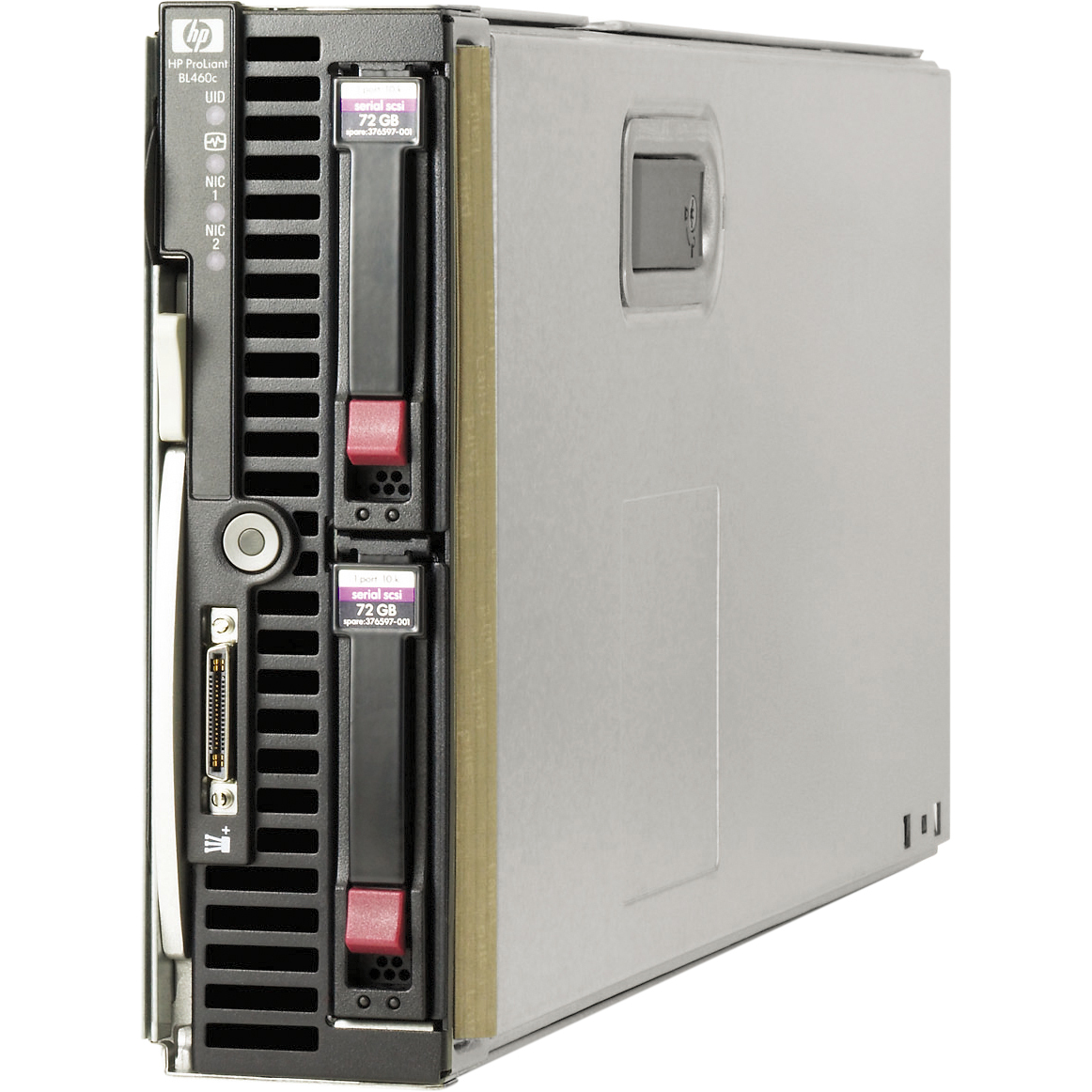 HPE ProLiant BL460c Blade Server, 1 x Intel Xeon X5260 3.33 GHz, 2 GB RAM HDD SSD, Serial