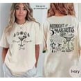 thumbnail image 2 of Double-Sided Midnight Margaritas Shirt, Witchy Halloween Movie Tee, Vintage Cocktail Graphic T-Shirt, Spooky Season Party Gift, 2 of 8