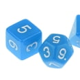 thumbnail image 4 of Dados poliédricos D8 D10 (0-9) D10 () D10 () D12 D20 D24 D30 Azul Zulema Dados poliédricos, 4 of 8