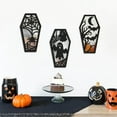 thumbnail image 4 of DFC Classic Bat Pumpkin Shape Wood Plus Sticker Wall Hanging Decoration, 4 of 5