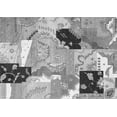 thumbnail image 1 of Ahgly Company Indoor Rectangle Patchwork Gray Transitional Area Rugs, 2' x 5', 1 of 1