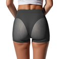 thumbnail image 3 of MKLEKYY Vestido deportivo para mujer, pantalones cortos de yoga de malla sexys para mujer, cintura alta, elásticos, sin costuras, pantalones de realce de glúteos, ropa informal cómoda, 3 of 5