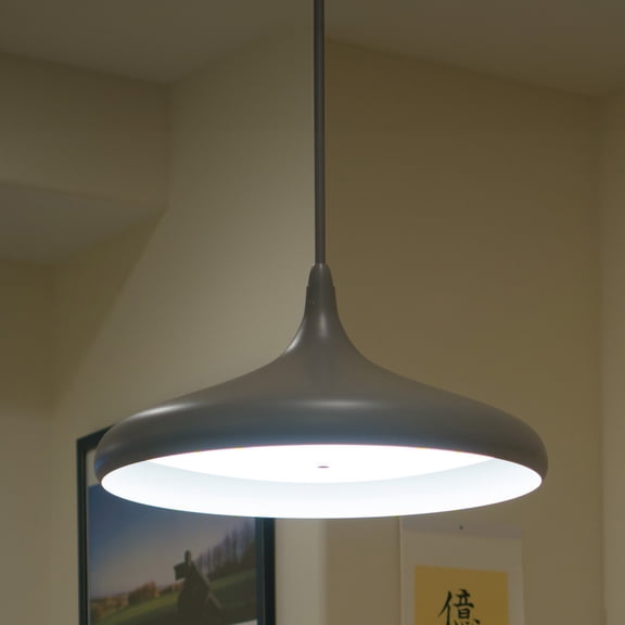 Bacio LED Taupe Motion Sensor Dome Pendant Light