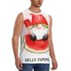thumbnail image 2 of Fotbe Watermelon Gnome Men's Camiseta sin Mangas Estampada para Hombres, Playera Casual para Gimnasio, Entrenamiento, Playa-X-Large, 2 of 7