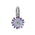 thumbnail image 3 of New Sterling silver Daisy Flower Butterfly Firefly Pendant charms beads Fit Original Pendant Charm Bracelet DIY Jewelry Gift, 3 of 6