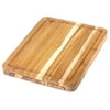 TeakHaus Edge Grain Cutting Board w/Small Board + Juice Canal (Rectangle) | 16" x 12" x 1.25"