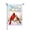 Color 4, variant on Joocar Spring Garden Flag Cardinals Perched On Branch With Leaves Linen Summer Garden Flags for Outside 12x18 inch