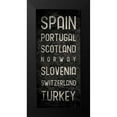 thumbnail image 2 of Grey, Jace 13x24 Black Modern Framed Museum Art Print Titled - Map Type, 2 of 5