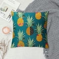 thumbnail image 2 of Chilfamy Decorative Throw Pillow Covers Sets Summer Theme Pillowcases Square Outdoor Cushion Cover Blue Green Pineapple Printing Pillows Covers for Home Decor Sofa Car Bedroom, 2 of 5