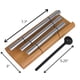 thumbnail image 3 of Campanillas de viento Woodstock Zenergy Trio plateadas de 7,7 cm, 3 of 6