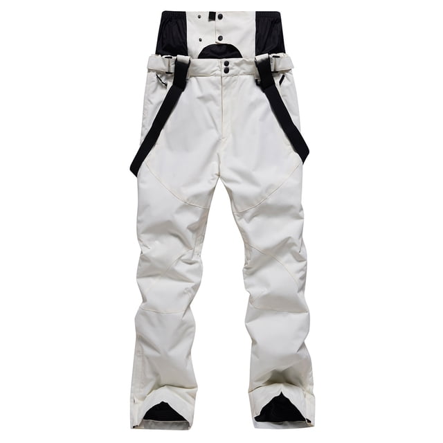 AherBiu Pantalons de Ski Imperméables pour Femmes et Hommes Bretelles Chaudes Planche à Neige Double Planche Pantalons de Neige