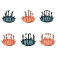thumbnail image 3 of Escurridor de tazas de agua Yuxing soporte para botellas ganchos protectores giratorios color naranja, 3 of 5