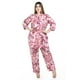 thumbnail image 5 of Set estampado de hojas Roman Fashion /Tallas Extras, 2526 (Vino) vino 40, 5 of 7
