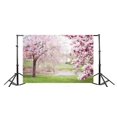 thumbnail image 3 of BSDHOME Polyester 7x5ft Photography Backdrop Spring Landscape Pink Flowers Tree Photo Background Backdrops for Photography Photo Shoots Party Adults Kids Wedding Personal Portrait Photo Studio Props, 3 of 4