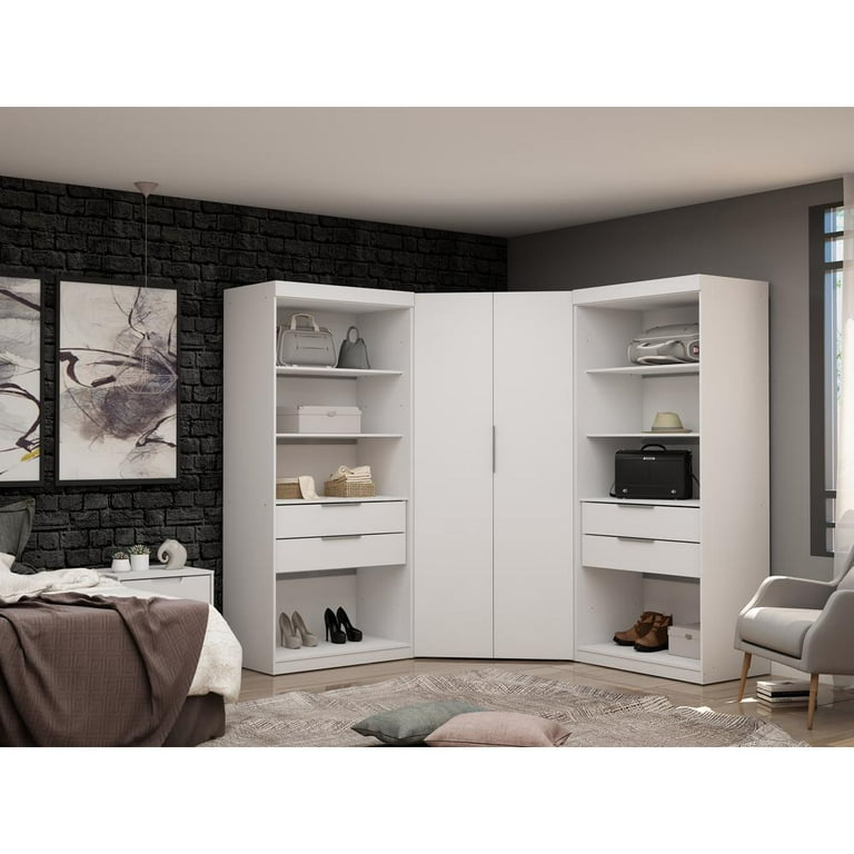 Corner wardrobe set discount