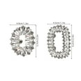 thumbnail image 2 of HONMEET Rhinestone Flower Shoe Clips Detachable Buckle Charms for Sandals, High Heels, and Fashion Footwear Accessories, 2 of 6