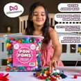 thumbnail image 5 of Adeweave 1000 Assorted Pom Poms– Multicolored Craft pompoms for DIY, 5 of 7