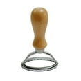 thumbnail image 2 of DOLITY Classical Ravioli Cutter Zinc Alloy Pasta Cutter Mould Wood Handle for Pasta Pierogi Press Stamps Kitchen Attachment oval, 2 of 9