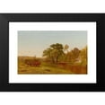 thumbnail image 2 of Aaron Draper Shattuck 14x10 Black Modern Framed Museum Art Print Titled - The Hay Wain, Granby, Connecticut (circa 1870), 2 of 5