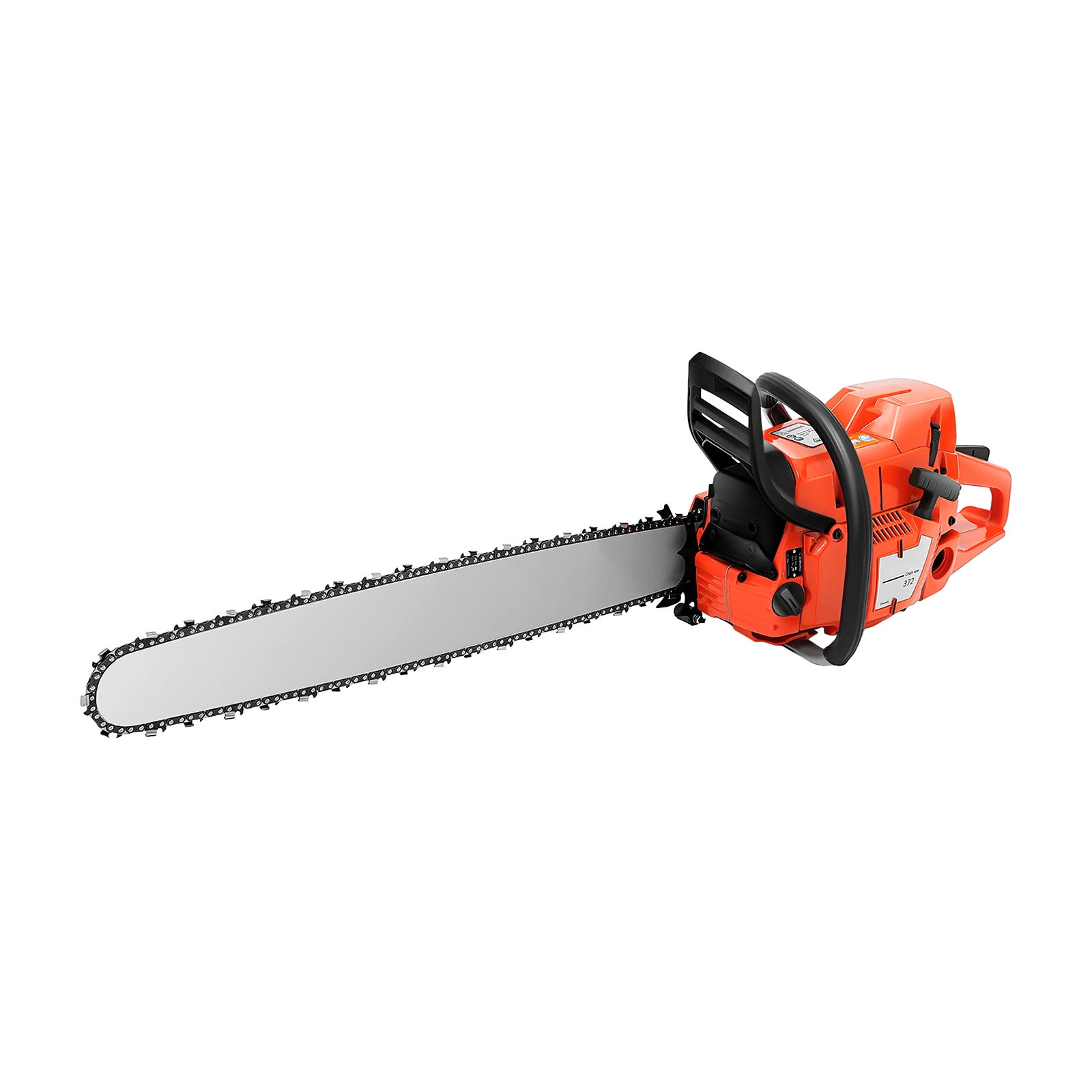 28 inch 2-Stroke Handheld Cordless Petrol Chain Saw Single Cylinder Gas Powered Chainsaw 71cc Gasoline Chainsaw Forest Wood Cutting Tool Set for Garden Pruning 10000RPM