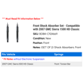 thumbnail image 2 of Front Shock Absorber Set - Compatible with 2007 GMC Sierra 1500 HD Classic, 2 of 2