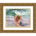 thumbnail image 1 of Owen-Cullimore, Tracey 14x12 Gold Ornate Wood Framed with Double Matting Museum Art Print Titled - Something Shiny, 1 of 4