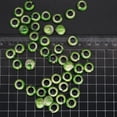 thumbnail image 4 of 50 piezas Dreadlocks Beads Set Anillos para el cabello Joyas para trenzas Dreadlocks Accesorios Puños para el cabello de cabello Verde, 4 of 8