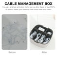 thumbnail image 3 of Cable Storage Case Digital Accessories Organizer Desktop Cord Storage Box, 3 of 8