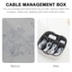 thumbnail image 3 of WHAMVOX Organizador De Cables Y Datos En Caja Claro Con Compartimentos Para Mejor Orden, 3 of 5