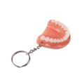 thumbnail image 2 of Fake Keychains Adorable Hanging Ornament, Novelty False Teeth Charms Pendant without Ring, Key Rings Gifts Pendant for DIY Craft Jewelry Making Accessory - style：Skin color accessories；, 2 of 6