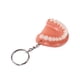 thumbnail image 3 of Llavero con dentadura postiza, llavero creativo con dentadura postiza, pendientes de resina con accesorios para colgar, regalo, 3 of 6