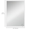 thumbnail image 3 of HOMCOM 20" x 28" Wall Bathroom Mirror for Home Decor, Vanity Mirror, 3 of 10