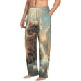 thumbnail image 5 of Cauagu Sunshine Cloud Kitten Mens Pajama Pants Sleep & Lounge Pants,PJ Bottoms with Pockets-XX-Large, 5 of 7