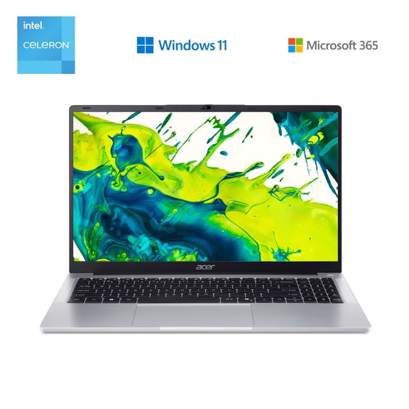 Ordinateur portable Acer Aspire Lite 15,6" FHD IPS Intel Celeron N4500 4 Go RAM 128 Go eMMC Windows 11S
