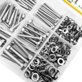 thumbnail image 2 of Mywish Ensemble de 448 Pcs de Vis de Boulons M5 M6 M8, Assortiment de Boulons Métriques, Acier Inoxydable 304, Ensemble Écrou et Boulon Rondelles Plates et à Ressort, Embout Hexagonal Sc, 2 of 9