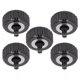 thumbnail image 5 of Piezas de Repuesto de corona de reloj, accesorios de repuesto de cabeza de reloj de corona de acero negro para reloj mecánico de cuarzo, 5 uds., 6,5mm/0,26 pulgadas, 5 of 5