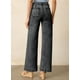 thumbnail image 2 of Pantalones vaqueros elegantes de pierna ancha para mujer, cintura alta, talla 8, color negro, 2 of 7