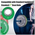 thumbnail image 3 of Eastvita Yellow 35LB High Quality Rubber Bumper Plate with Printed Lettering, 3 of 6