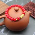 thumbnail image 5 of Beaded Bracelet Easy Match Fine Workmanship Stylish Jewelry Bracelet for Meditation Gift Red, 5 of 8