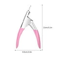 thumbnail image 4 of FSTDelivery Nail Stuff for Beginners, Nail False Nail Nail Special Scissors Scissors, French Nail Clippers U-flat Cut Nail, DIY Nails at Home, Nail Supplies, Christmas Birthday Gifts for Women, 4 of 8
