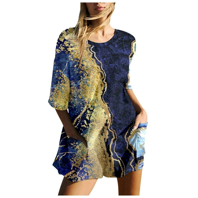 YDLCAFD Women Gradient Print Short Sleeve Jumpsuit Short Loose Backless Jumpsuits Rompers S