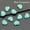 Blue Turquoise, variant on Natural Mixed Gemstone Heart Cabochon CAB Flatback Reiki Chakra Beads 15mm*18mm