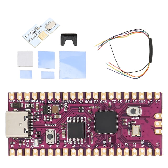 Microcontroller Board, Dual Core Professional Low Power Consumption Microcontroller Replacement Modchip Multiple Software Support for Game Console Black,White