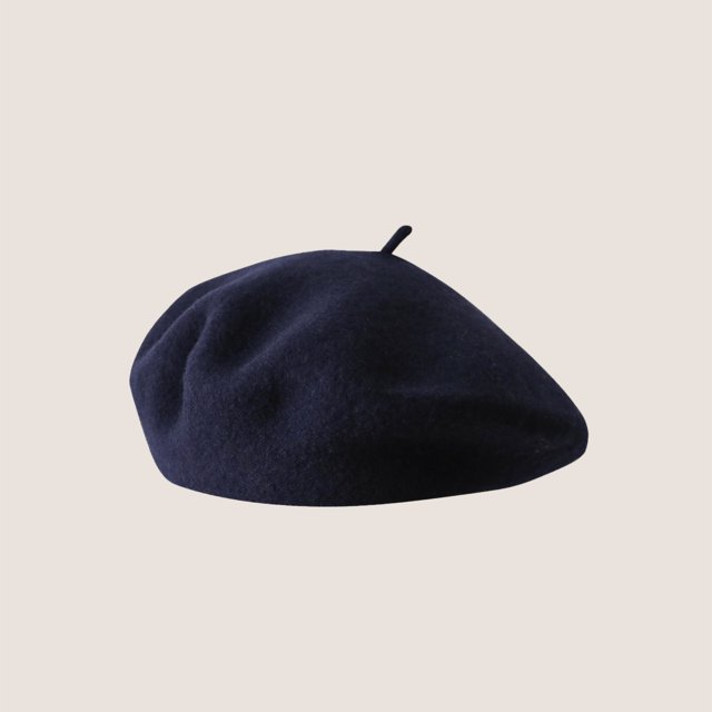 LinYooLi Hot Selling Autumn And Winter Wool Beret For Girls, Artistic And Retro, Versatile Korean Version Painter Hat, English Solid Color Felt Hat